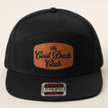 The Cool Dads Club Leather Patch OTTO 7-Panel Snapback Hat