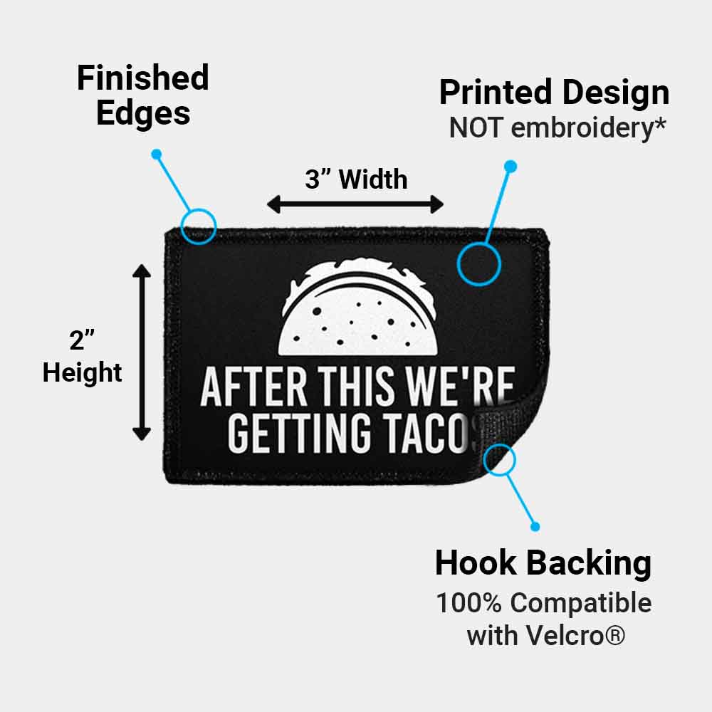 Morale Patches- Hook & Loop