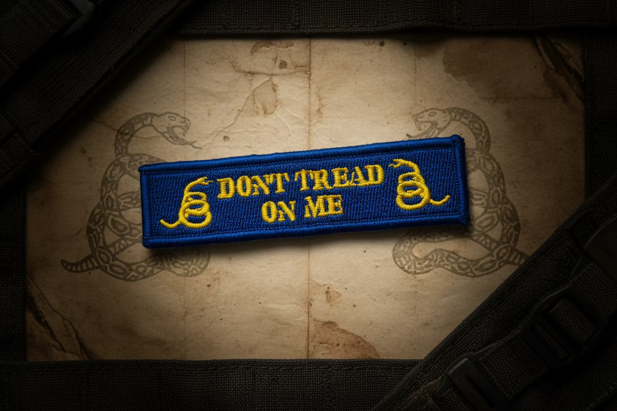 Morale Embroidered Patches Hook&Loop (4” x 1”)
