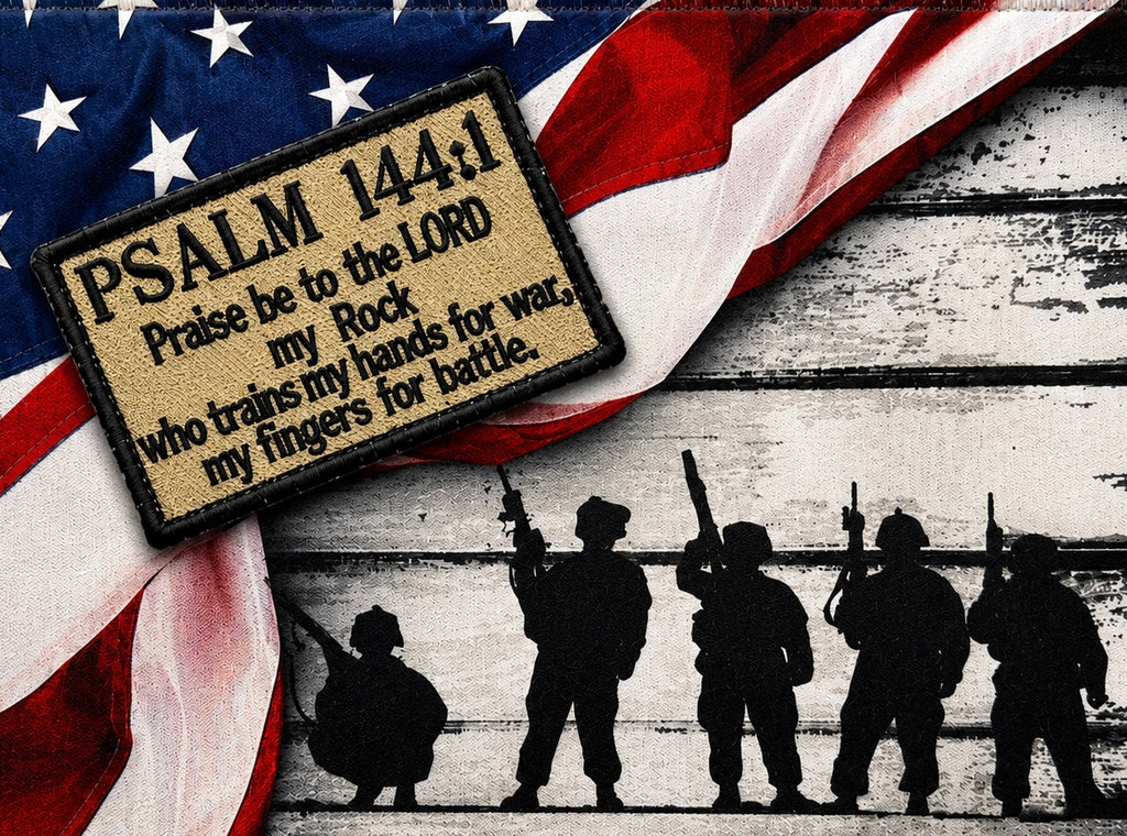 Psalm 144:1 Tactical Faith Patch