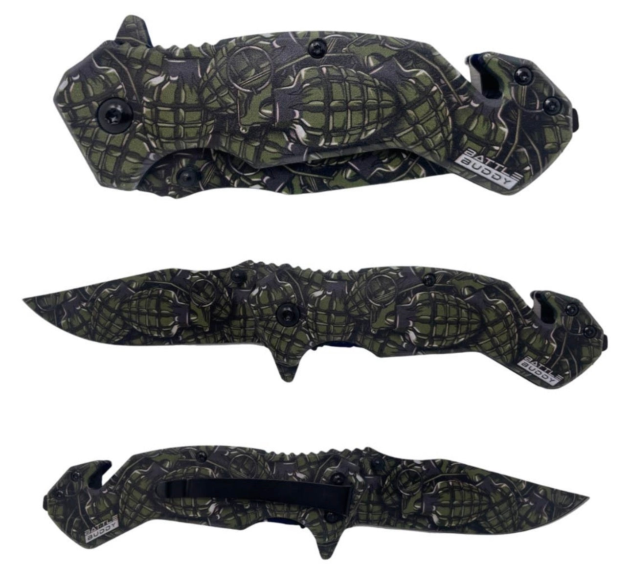 Battle Buddy EDC Knife – Grenade Patriot Tactical Design