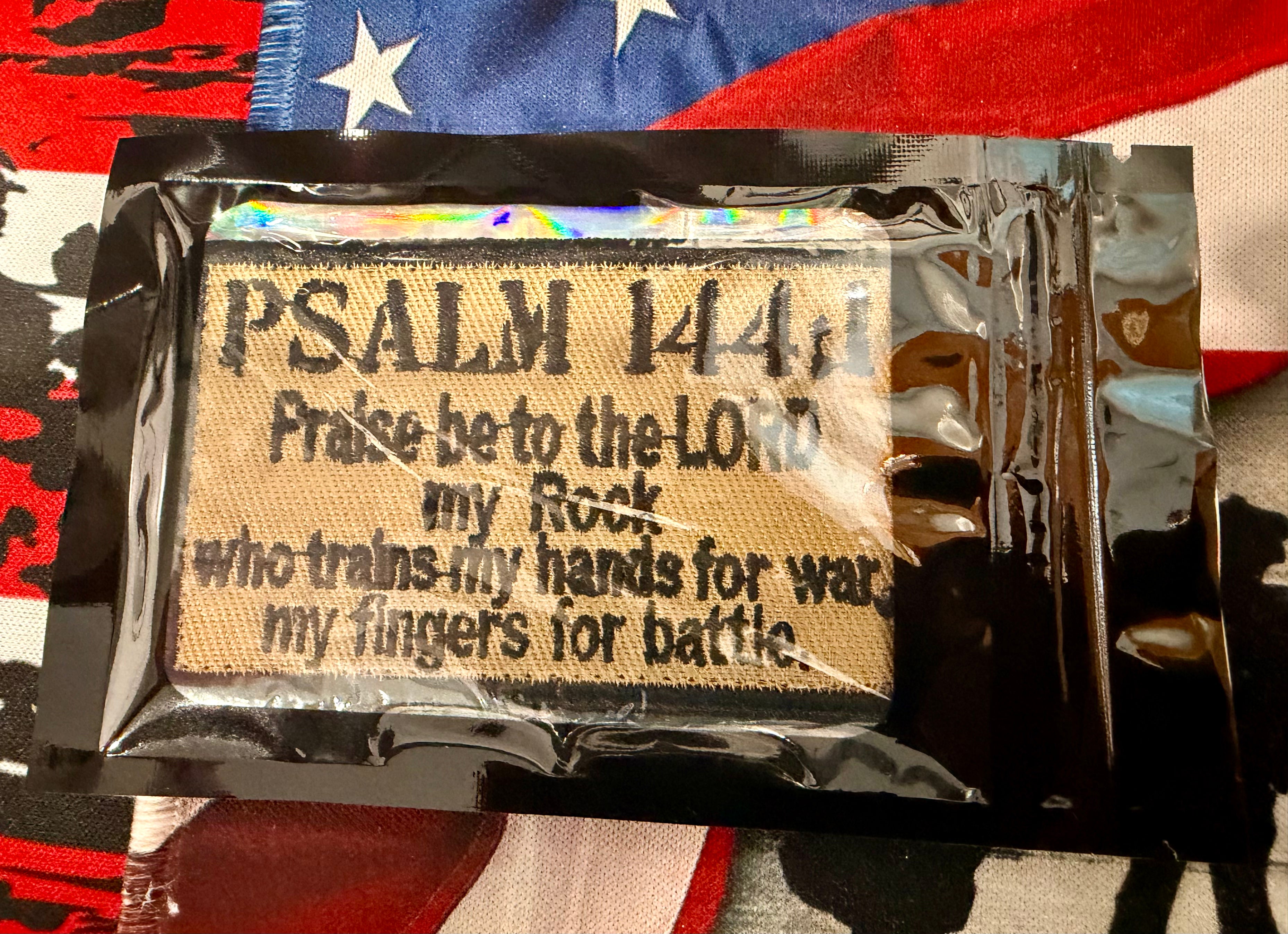 Psalm 144:1 Tactical Faith Patch