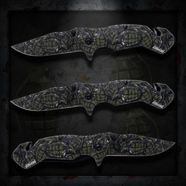 Battle Buddy EDC Knife – Grenade Patriot Tactical Design