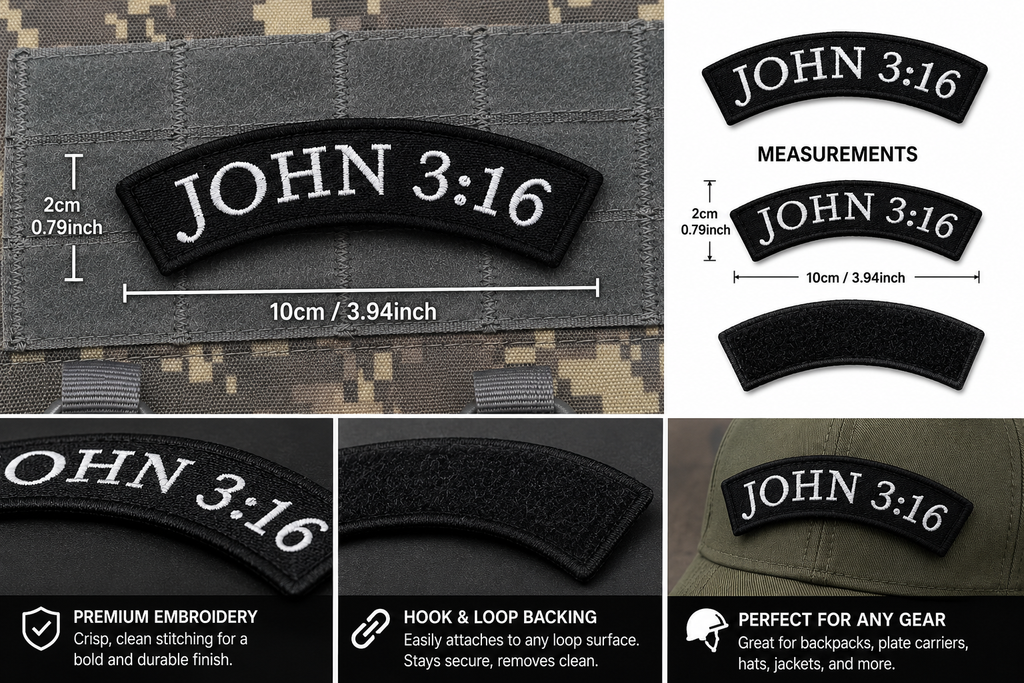 John 3:16 Tactical Morale Patch