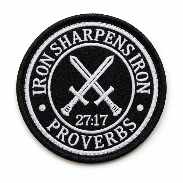 Iron Sharpens Iron Morale Patch – Proverbs 27:17