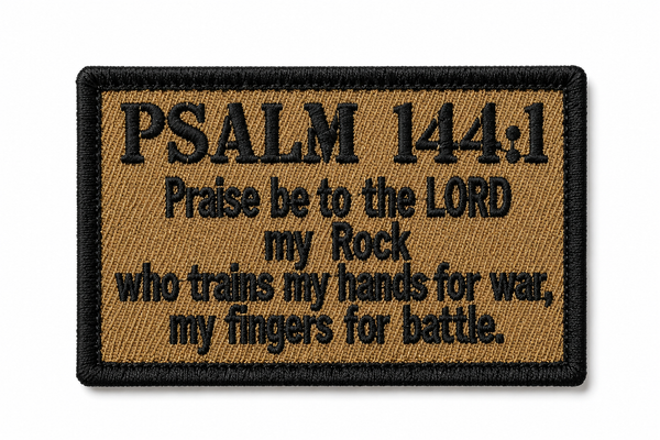 Psalm 144:1 Tactical Faith Patch