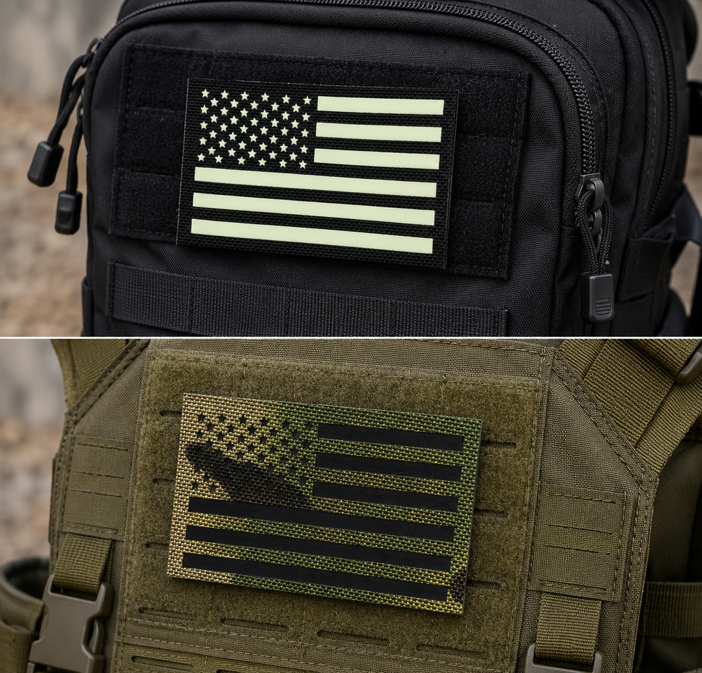 IR Reflective American Flag Morale Patch