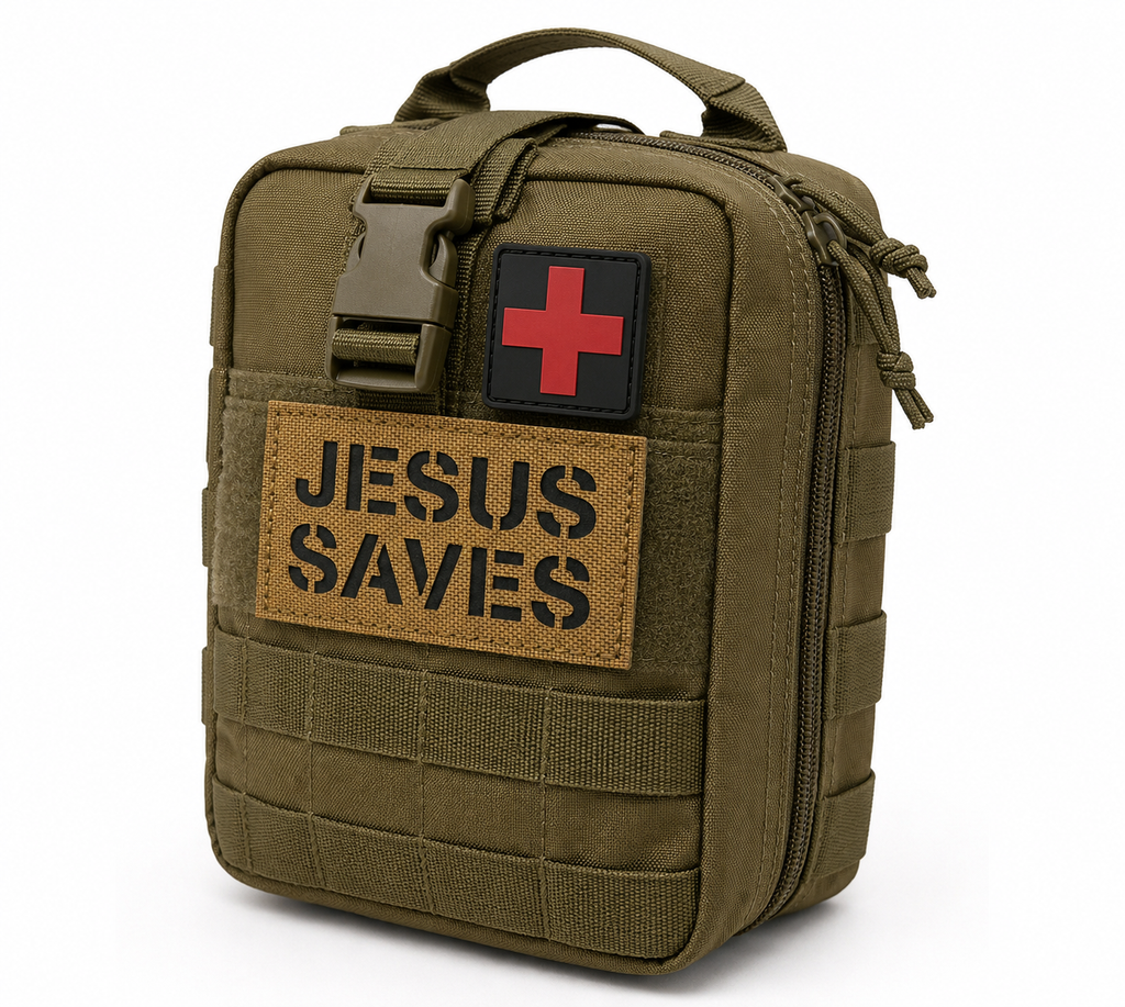 JESUS SAVES Hook & Loop Patch