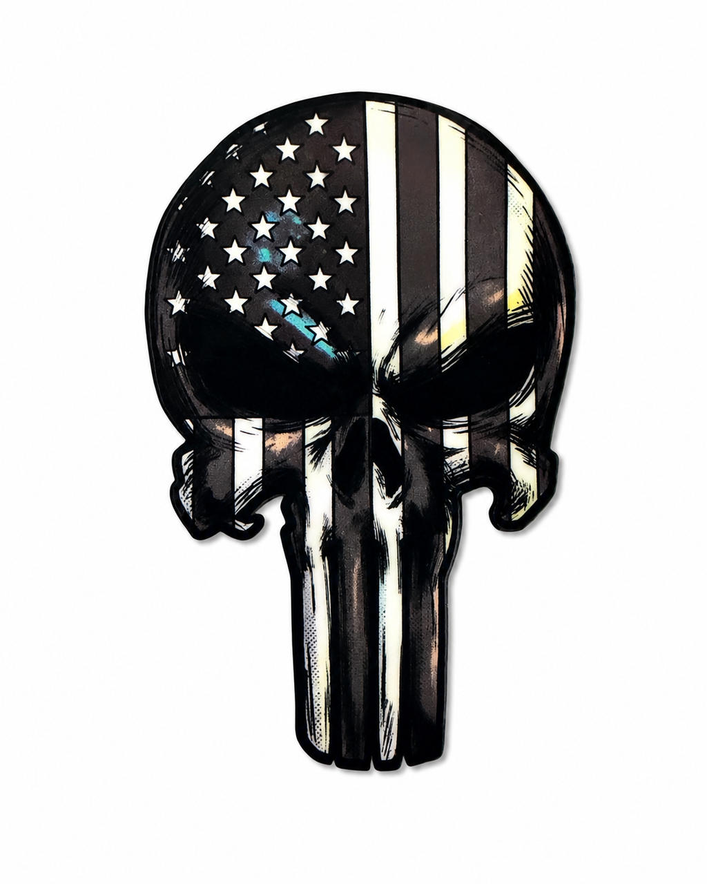 Skull UV Vinyl Decal