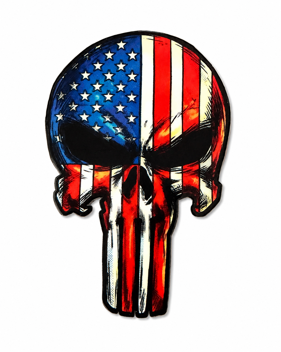 Skull UV Vinyl Decal