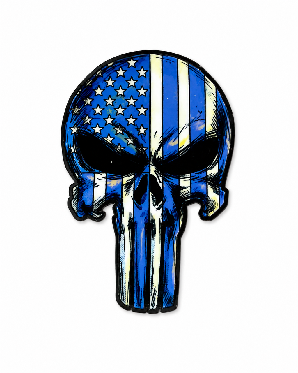 Skull UV Vinyl Decal