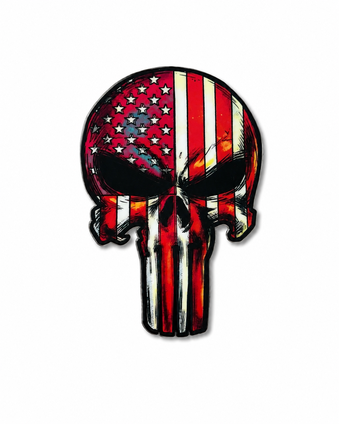 Skull UV Vinyl Decal