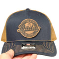 Daddy Legend Patch Hat – Navy Tan Mesh Dad Gift Cap