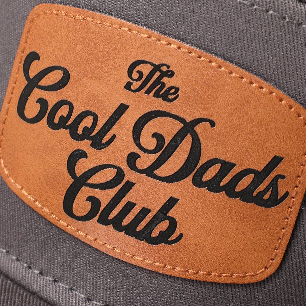 The Cool Dads Club Leather Patch OTTO 7-Panel Snapback Hat