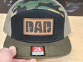Dad Camo Snapback Hat – Father Gift Mesh Trucker Cap
