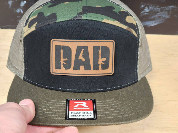 Dad Camo Snapback Hat – Father Gift Mesh Trucker Cap