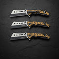 Battle Buddy EDC Knife – Bronze Strike Black Handle