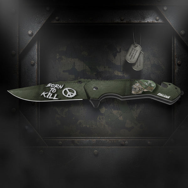 Battle Buddy EDC Knife – Born to Kill Patriot Edition