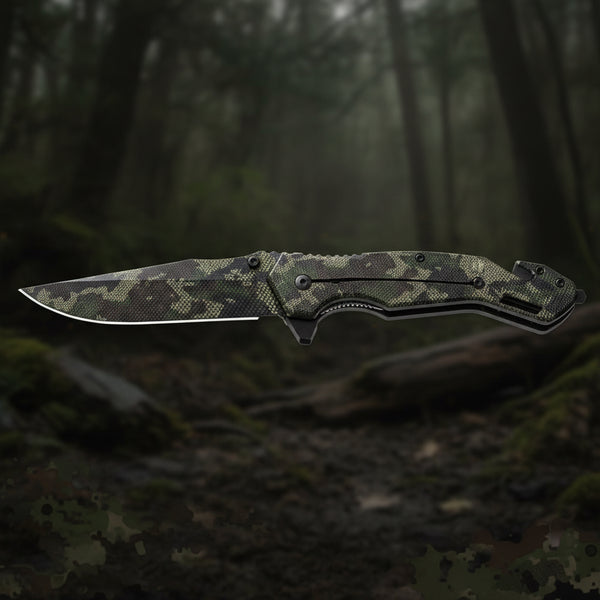 Battle Buddy EDC Knife – Field Camo Tactical Green
