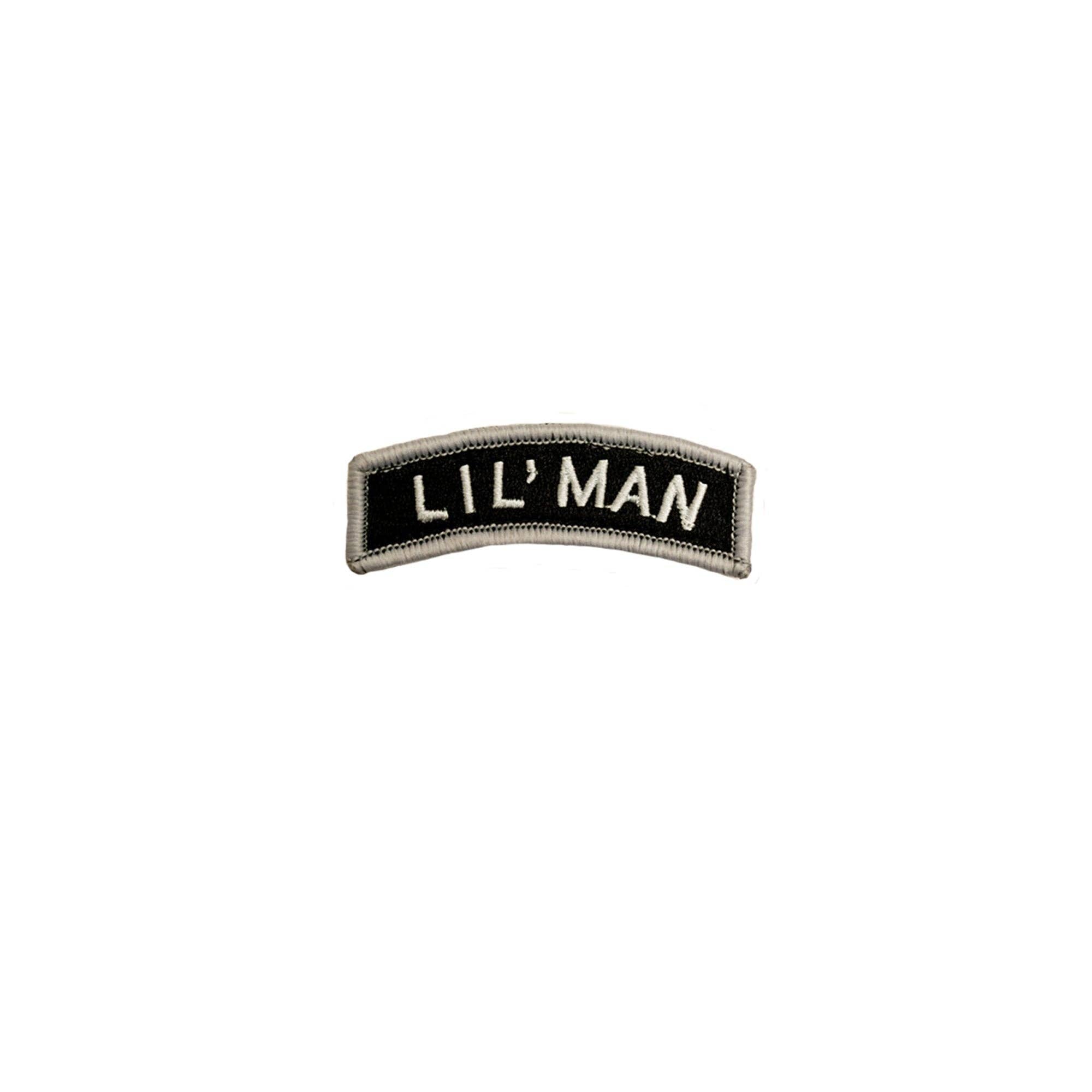 Lil' Man Rocker Patch Gray and Black